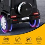 Kids Ride On Car Licensed Mercedes-Benz G500 Electric Toys Horn Remote 12V Black - Image 4