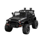 Rigo Kids Electric Ride On Car Jeep Toy Cars Remote 12V Black - Image 7