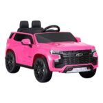 Kids Ride On Car Licensed Chevrolet Tahoe Electric Toys Horn Remote 12V Pink - Image 7