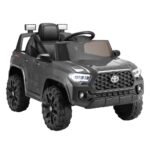 Kids Electric Ride On Car Toyota Tacoma Off Road Jeep Toy Cars Remote 12V Grey - Image 3