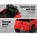 Kids Electric Ride On Car Toyota Tacoma Off Road Jeep Toy Cars Remote 12V Red - Image 5