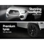 Kids Electric Ride On Car Toyota Tacoma Off Road Jeep Toy Cars Remote 12V Whte - Image 6