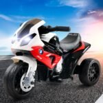 Kids Electric Ride On Car Police Motorcycle Motorbike BMW Licensed S1000RR Red - Image 7