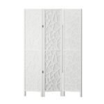 Artiss 3 Panel Room Divider Screen 122x170cm Clover White - Image 7