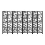 Artiss 8 Panel Room Divider Screen 325x170cm Clover Black - Image 3