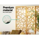 Artiss 8 Panel Room Divider Screen 325x170cm Clover Natural - Image 6