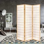 Artiss 3 Panel Room Divider Screen 131x179cm Natural - Image 6