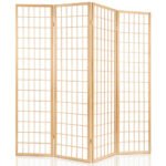 Artiss 6 Panel Room Divider Screen 261x179cm Natural - Image 3