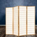 Artiss 6 Panel Room Divider Screen 261x179cm Natural - Image 7