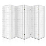 Artiss 6 Panel Room Divider Screen 261x179cm White - Image 3
