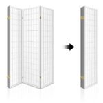 Artiss 6 Panel Room Divider Screen 261x179cm White - Image 5