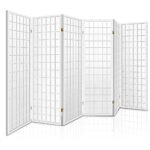 Artiss 6 Panel Room Divider Screen 261x179cm White - Image 8