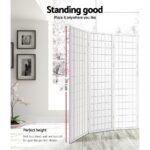 Artiss 8 Panel Room Divider Screen 348x179cm White - Image 3