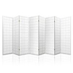 Artiss 8 Panel Room Divider Screen 348x179cm White - Image 7