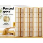 Artiss 6 Panel Room Divider Screen 265x179cm Nova Natural - Image 4