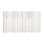 Artiss 8 Panel Room Divider Screen 353x179cm Nova White - Image 3