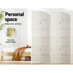 Artiss 8 Panel Room Divider Screen 353x179cm Nova White - Image 4