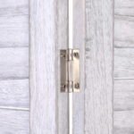 Artiss 4 Panel Room Divider Screen 163x170cm Shelf White - Image 6