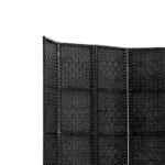 Artiss 6 Panel Room Divider Screen 245x170cm Woven Black - Image 5