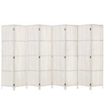 Artiss 8 Panel Room Divider Screen 326x170cm Woven White