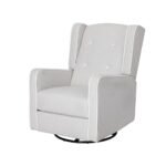 Artiss Recliner Armchair 360� Swivel Grey Fabric - Image 7