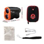 Everfit 700M Golf Rangefinder Slope On/Off Vibration Alert Orange - Image 2