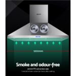 Devanti 1200mm Range Hood 120cm BBQ Commercial Rangehood - Image 4