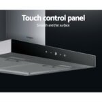Devanti 600mm Range Hood 60cm Rangehood Glass Stainless Steel - Image 3