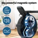 Everfit 16 Level Magnetic Rowing Machine for Home with App Connect Black - Image 5