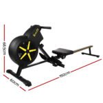 Everfit Rowing Machine Air Rower Exercise Fitness Gym Home Cardio - Image 2