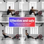 Everfit Rowing Machine 16 Levels Foldable Magnetic Rower Gym Cardio Workout - Image 4