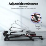 Everfit Rowing Machine 12 Levels Hydraulic Rower Fitness Gym Home Cardio - Image 5