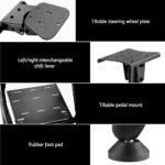 Artiss Racing Simulator Cockpit Steering Wheel Gaming Chair Blue - Image 5