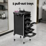 Embellir Salon Trolley Cart Spa Beauty Rolling Tray Hairdressing Storage 6 Tiers - Image 5