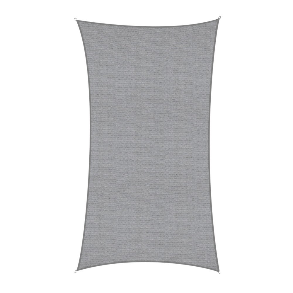 SAIL-DL-H-4X7-C-GR-202508051638-00.jpg Instahut Sun Shade Sail Shadecloth Canopy Rectangle 280gsm 4x7m - Image 1