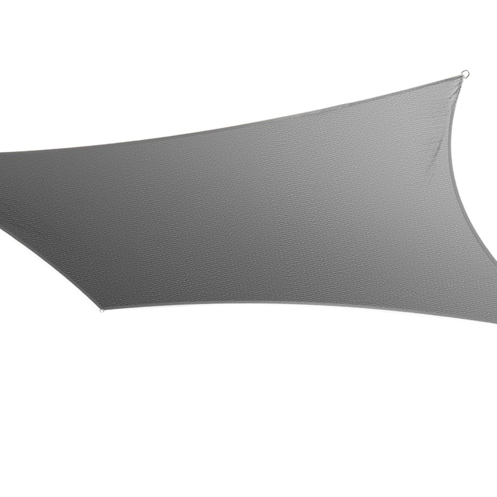 SAIL-DL-L-5X6-C-GR-183473-00.jpg Instahut Shade Sail Cloth Shadecloth Square Sun Canopy 5x6m - Image 1