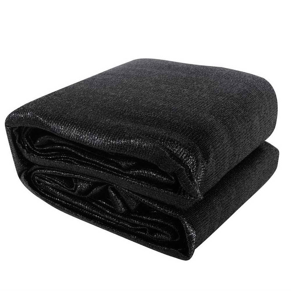 SAIL-H-5X7-C-BK-00.jpg Instahut Shade Sail 5x7m Rectangle 280GSM 98% Black Shade Cloth - Image 1