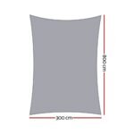 Instahut Waterproof Shade Sail Shade cloth Canopy 220GSM 3x8m - Image 2
