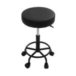 Artiss 2x Salon Stool Round Swivel Chair - Image 3