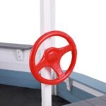 Keezi Kids Sandpit Wooden Box Boat Canopy Flag Outdoor Toys Children Blue - Image 4