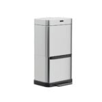 Devanti 70L Motion Sensor Bin Pedal Bins Automatic Siver - Image 3