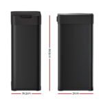Devanti 50L Sensor Bin Motion Rubbish Bins Kitchen Automatic Trash Can Black - Image 2