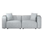 Artiss Modular Sofa Chaise Set 2-Seater Grey - Image 3
