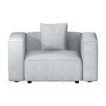 Artiss Modular Sofa Chaise Set 1-Seater Grey - Image 3
