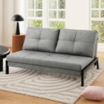 Artiss Sofa Bed 2 Seater Folding Convertible Couch Recliner Lounge Chair - Image 7