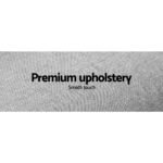 Artiss Sofa Bed 188CM Grey Faux Linen - Image 4