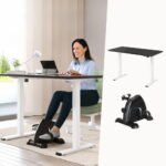 140cm Artiss Electric Standing Desk with Mini Pedal Exercise Bike Home Office - Image 7