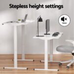 Artiss 120cm Electric Standing Desk with Mini Peal Exercise Bike Home Office - Image 6