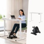 Artiss 120cm Electric Standing Desk with Mini Peal Exercise Bike Home Office - Image 7