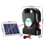 Giantz Fence Energiser 20KM Solar Powered 1.2J Electric - Image 2